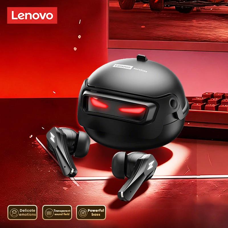 Original Lenovo GT101 TWS Kabellose Ohrhörer Dual-Modus Coole Beleuchtung Gaming-Ohrhörer 30H Akkulaufzeit HD-Anruf 3D-Stereo Bluetooth 6.0 Kopfhörer