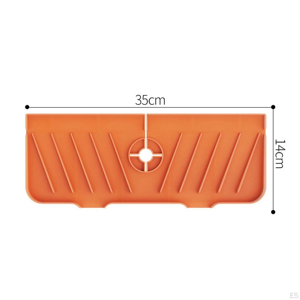 Anti-Slip Kitchen Sink Mat - Absorbent Drying Pad for Home and Hotel Use