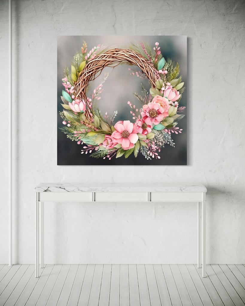 Canvas print, Shabby Chic Bouquet
