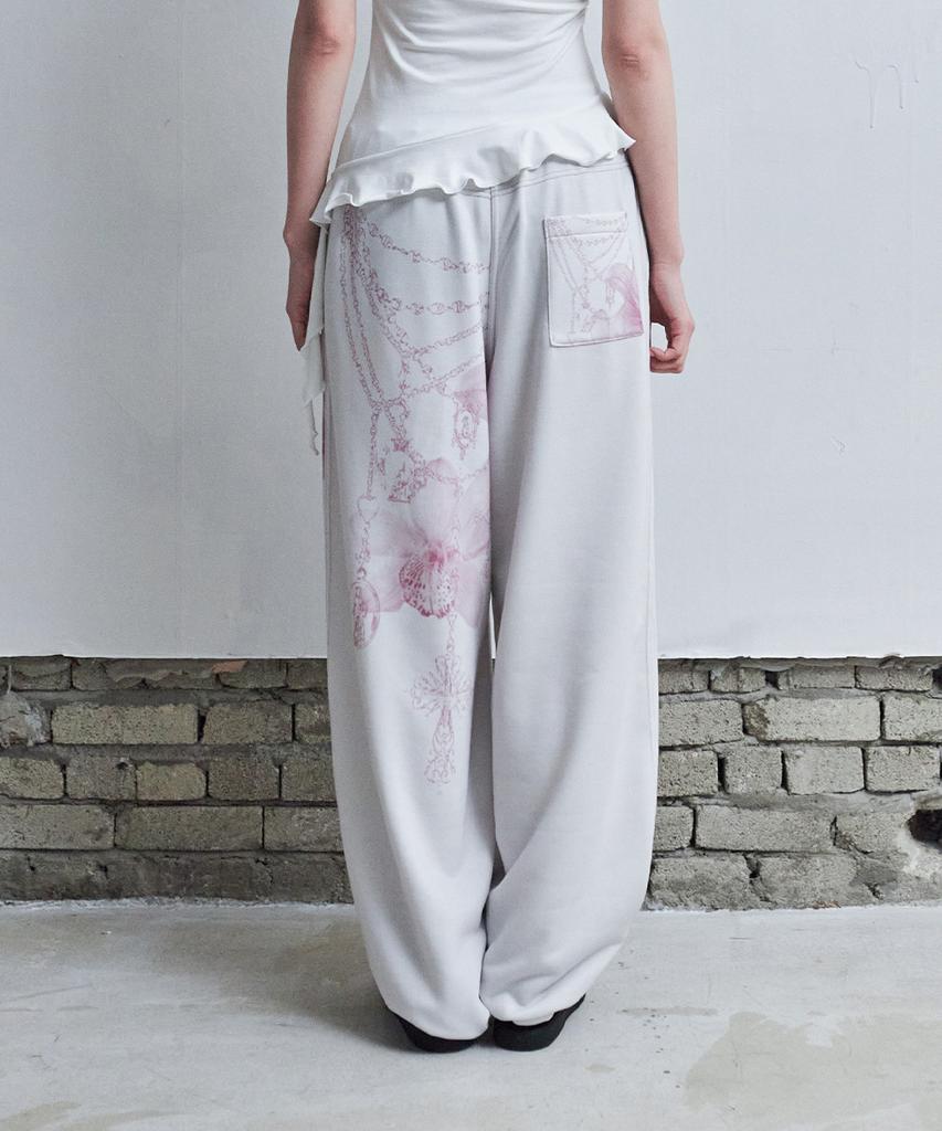 ELFELFELF ARCHIVES Lily Jewel Sweatpants [Pink]