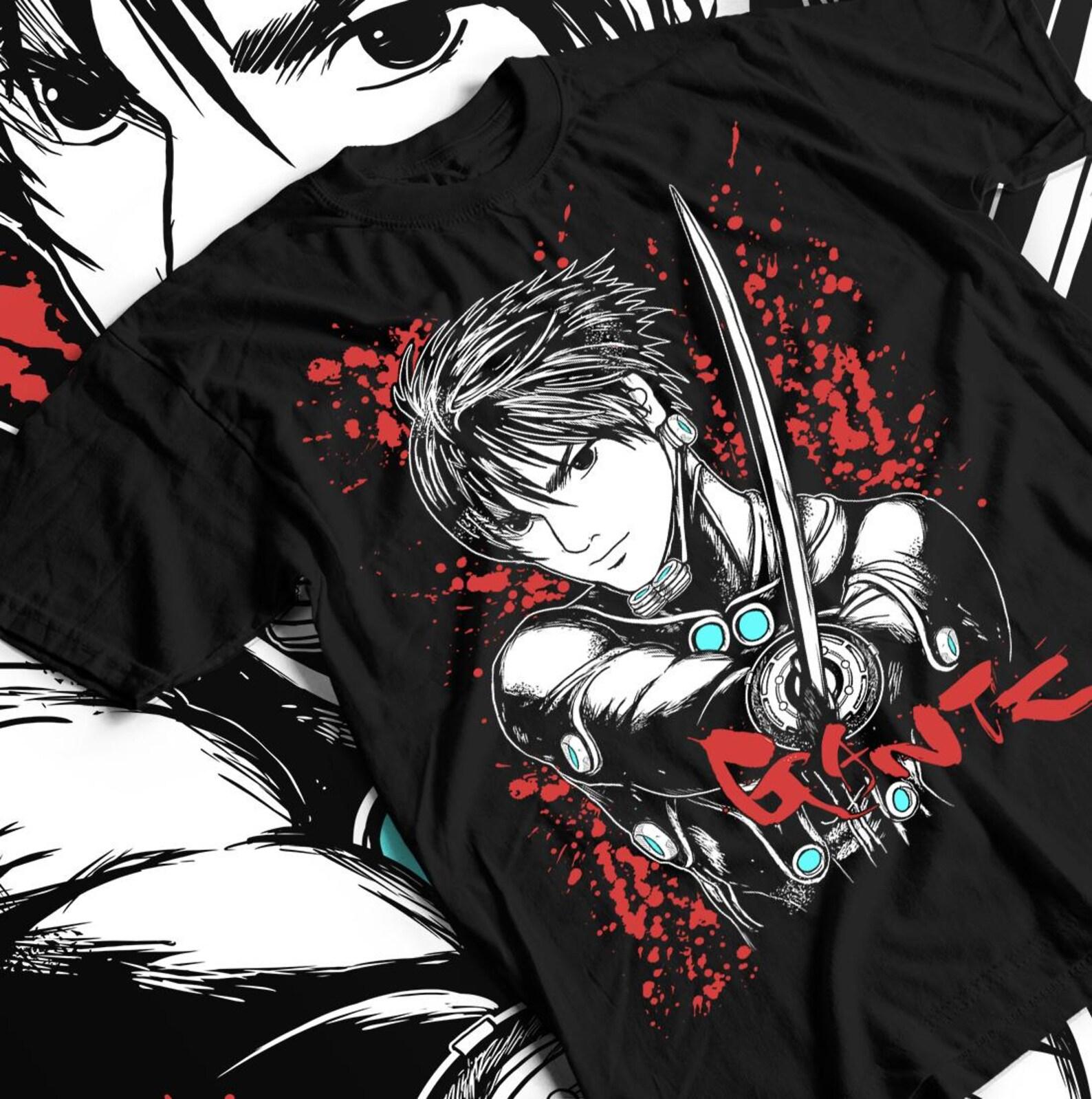Gantz Kei Kurono Anime T shirt, Manga Otaku Shirt, Gantz: O Reika Shimohira Anime T shirt, Manga Waifu Shirt S