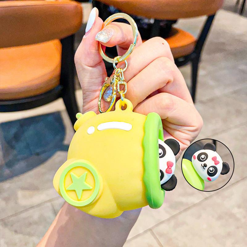 Toy Capybara Squishy Panda Koala Pig Keychain Cartoon Bag Pendant Decoration