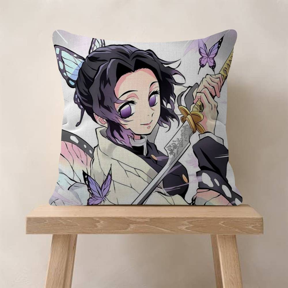 Cute KKocho ANIME Shinobu  Pillow Gift Home Office Decoration Pillow Bedroom Sofa Car Cushion CoverPillow Case