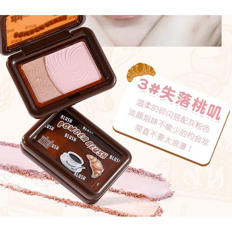xixi - Funny Cheese Soft Mist Powder Blush - 5 Colors