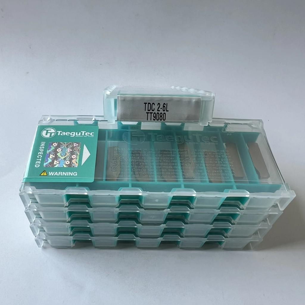 TaeguTec / TDC2-6L TT9080 / Original Carbide Blade 10 Pcs