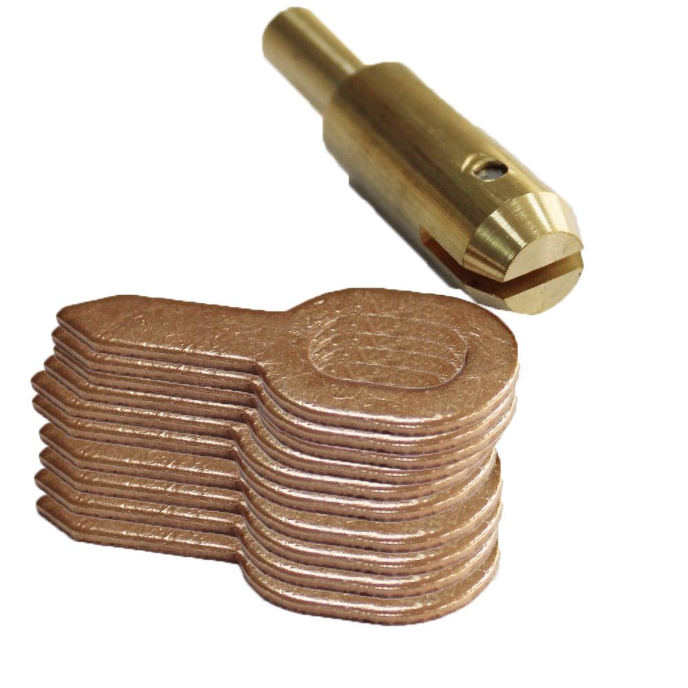 Car Body Repair Tool Kit Straight Pull Rings Pads Chuck Stud Welder Spot Welding