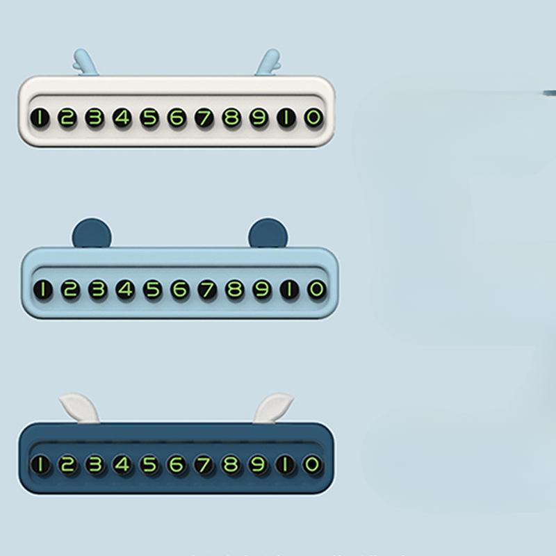 Temporary Parking Sign Parking Phone Number Plate Truck Mobile Phone Number Vehicle Front Moving Phone Number Plate Stand