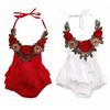 Adorable Toddler Baby Girl Flower Backless Romper Jumpsuit With Timeless Design