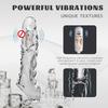 Large Reusable Penis Sleeve with Vibrator Ring 3.6 Inch Clear Cock Ring Extender Enlarger for Couples Dildo Sex Toys Men