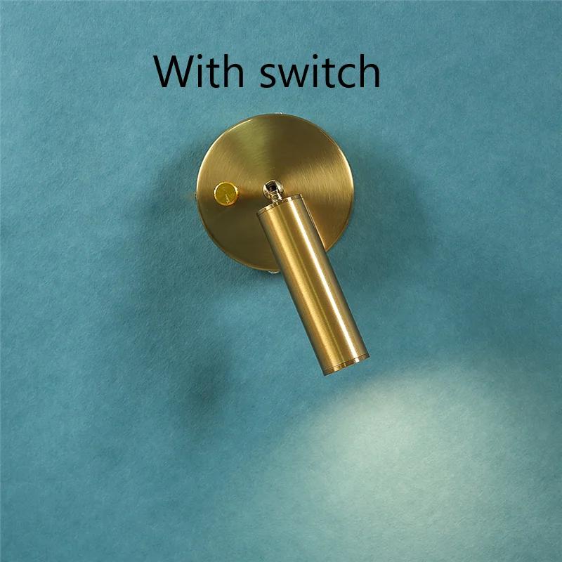Modern Wall Lamps Folding with Switch LED Reading Spot Light for Home Study Wall Lights Bedroom Bedside Living Room Decor Light