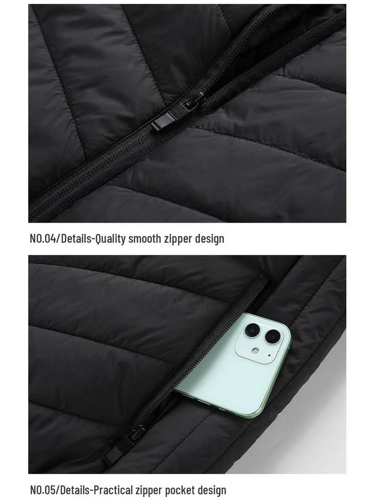 15-Zone Smart Heated Cotton Vest for Men and Women