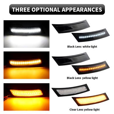 For 2011-16 BMW F10 5-Series 528i 530i 535i 550i 550i xDrive Front Bumper LED Side Marker Lights,F10 Reflector Lamp 63147342093