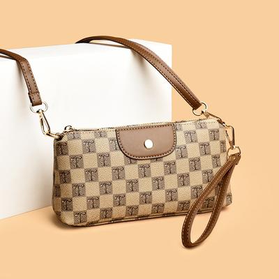 Women's Bag New Spring and Summer Small Bag Printed Letter Women's Bag Fashion Shoulder Versatile Messenger Bag Clutch Bag