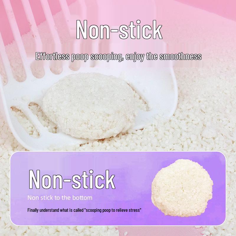 Low Dust, Non-Stick Cassava Cat Litter for Odor Control - Pure Plant-Based Formula