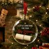 Reusable Clear Ball Acrylic Fillable Christmas Ball DIY Transparent Ornament for Xmas Decorative Ornaments Tree Hanging Holiday Wedding,