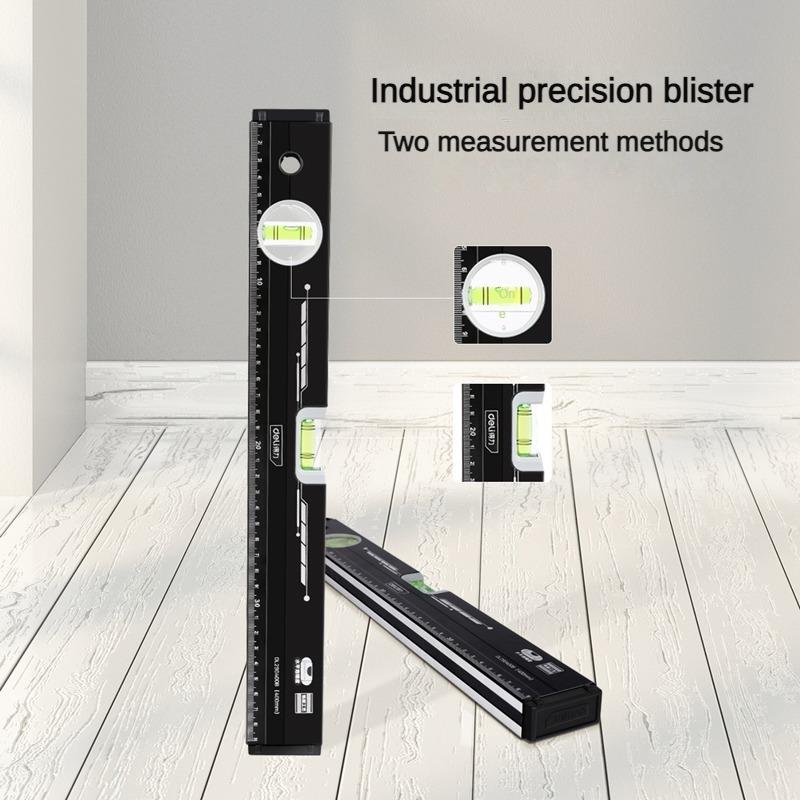 High Precision Aluminum Alloy Spirit Level Ruler Construction Bubble Level Non-magnetic Horizontal Measuring Tool