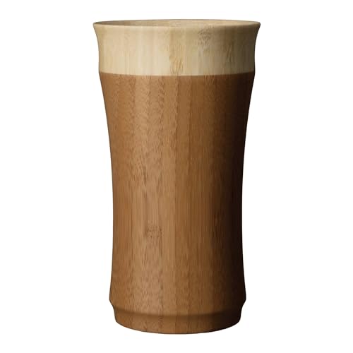 RIVERET Layered Tumbler, 270ml, Bamboo, Dishwasher Safe, Brown, RV-129B