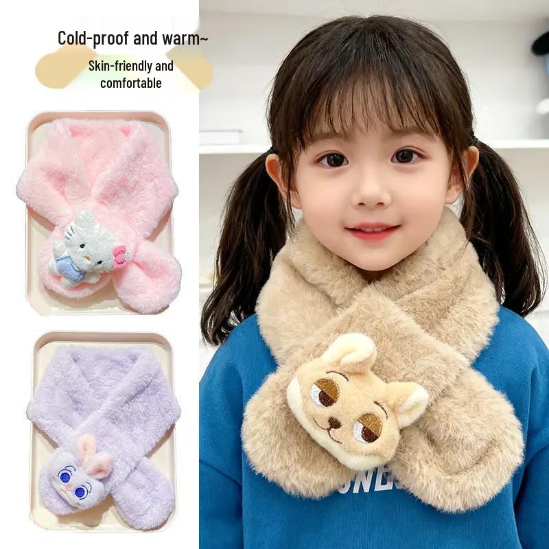 Neukundenrabatt: Niedlicher Winter-Hasen-Schal für Babys - Warm, Dick, Cartoon-Design