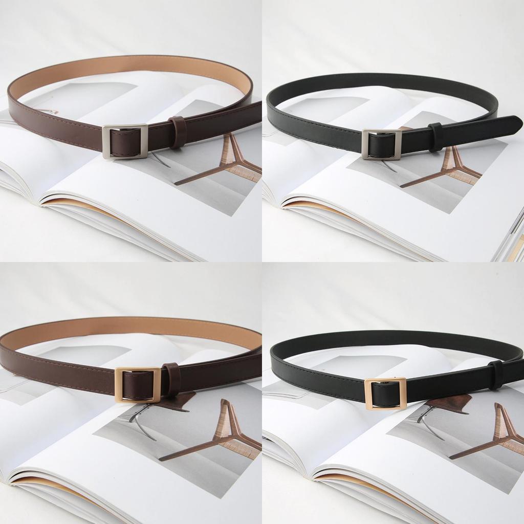 Simple And Versatile Korean Style Women's No-hole Belt For Summer Fashion