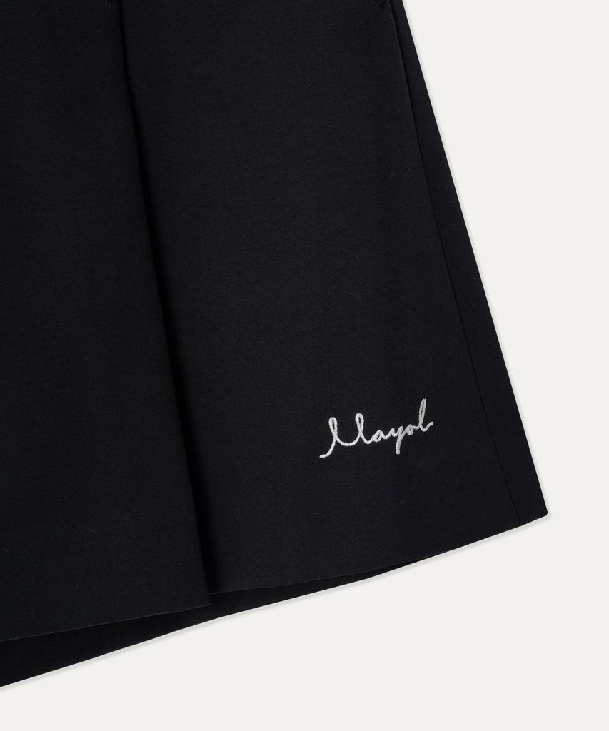 MAYOL Pleated Pants_Black
