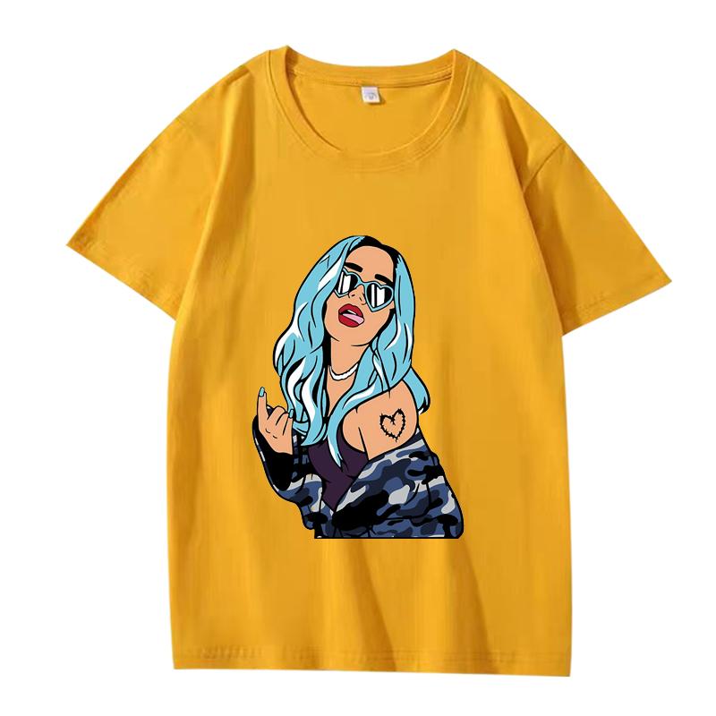 Karol G Essential Graphic T Shirts 2025 Men Women Oversized 100% Cotton Fashion Streetwear Short Sleeve Summer Print Unisex Tops