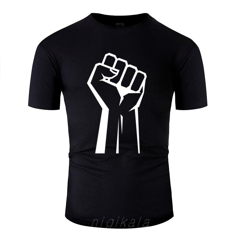 Black History Month African Pride & Strength Fist Men Tshirt O Neck Male Classical Men s Tshirts Tee Top - Men s Summer Cotto... S разноцветный