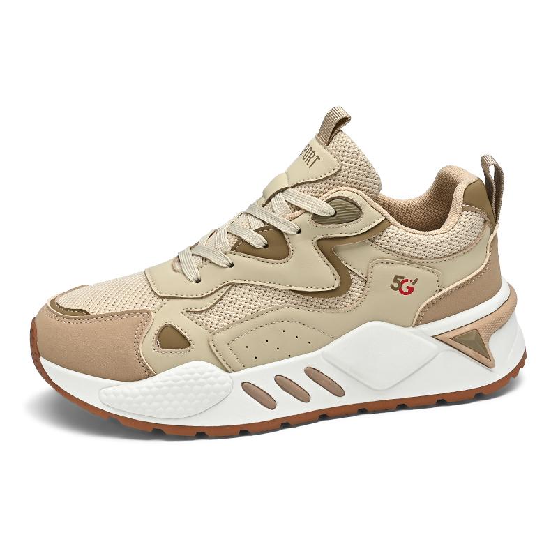 

Новая мужская повседневная обувь отличается воздухопроницаемым сетчатым верхом и толстой подошвой, что делает ее модной и универсальной для повседневной носки. 45 хаки