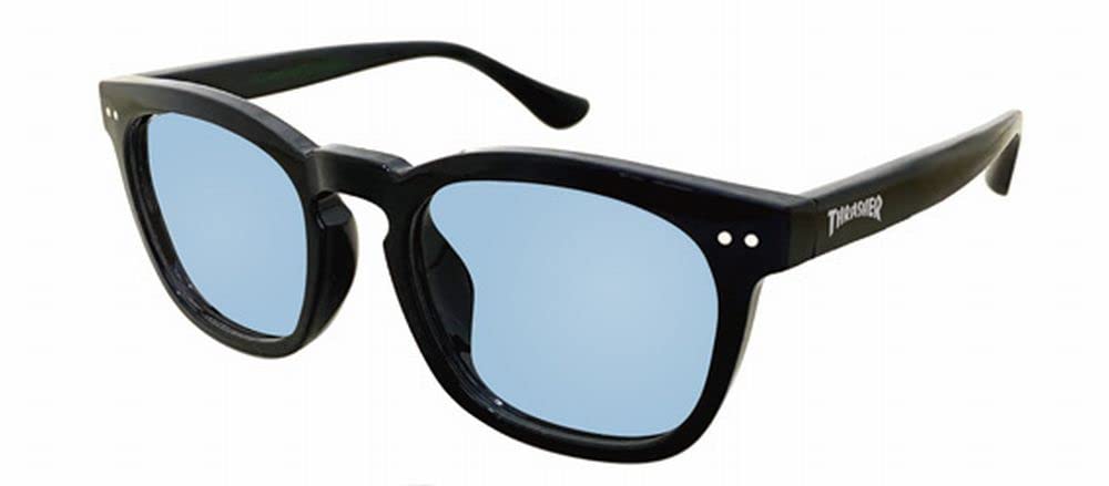 Sunglasses polarized Glasses FR [Thrasher] (Wellington type, anti-fog lenses) [1051AF / CASTOL] BK-LBL (Polarized anti-fog
