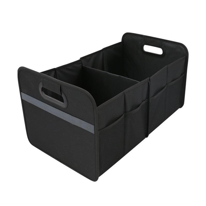 Versatile Oxford Cloth Car Trunk Organizer -Toys Food Storage Bags Box Foldable Storage Box For Vehicle Essentials Accessories