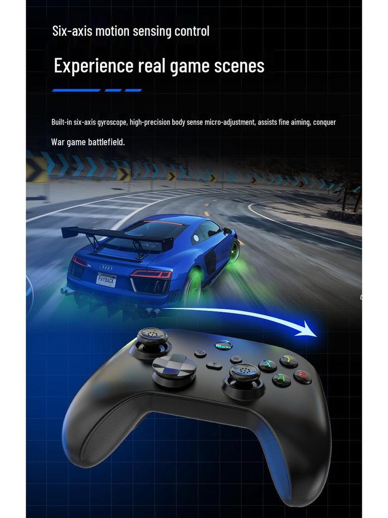 Bluetooth Game Controller for PC, Steam, Xbox Mode, Switch, and Android Devices