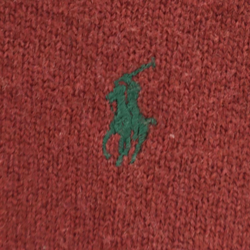 RALPH LAUREN Long sleeve sweater M wine-red knit Women Used
