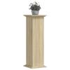 VidaXL Plant Stand Sonoma Oak 33x33x100cm Engineered Wood, Flower Stand, Plant Pot Stand, Support 852980