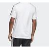 adidas T Shirts Men's White Crew Neck Moderate Straight Fit DU0441