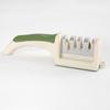 Stainless Steel Handheld Knife Sharpener Modern Multi-Stage Kitchen Tool for Quick and Efficient Sharpening
