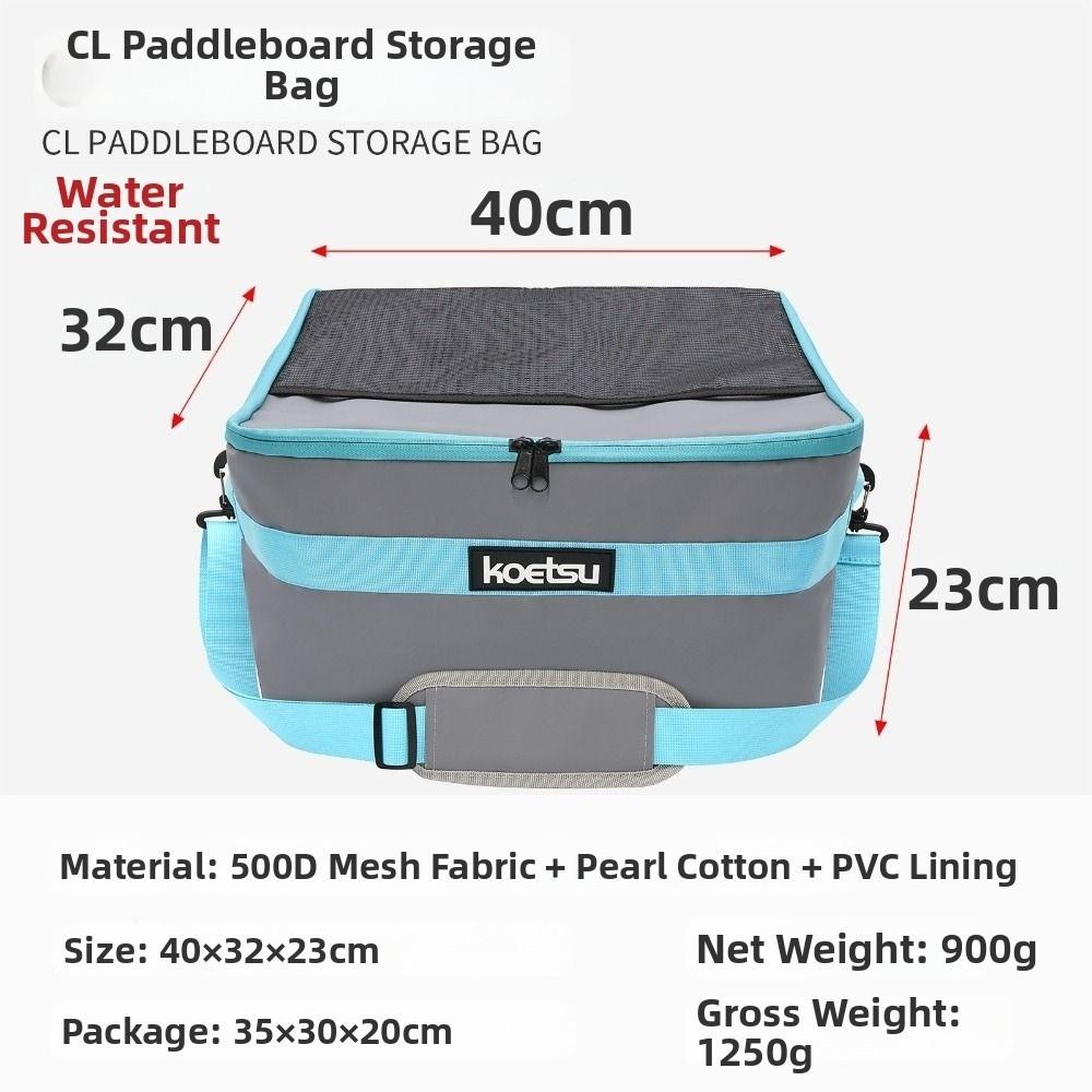 Portable Mesh Deck Bag Oxford Paddle Board Storage Bag Surfboard Bag for Inflatable SUP Seat Kayak