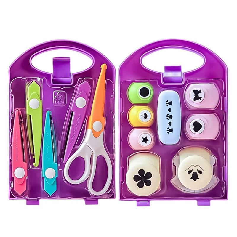 

M-Modern-DIY Puncher Craft Set, Craft Hole Punch Shapes Set, Hole Punch For Kids, Shape Cutters For Crafts