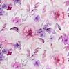 Royal Velvet Fabric Polyester For Sewing - Motif Flowers - Rdx3039