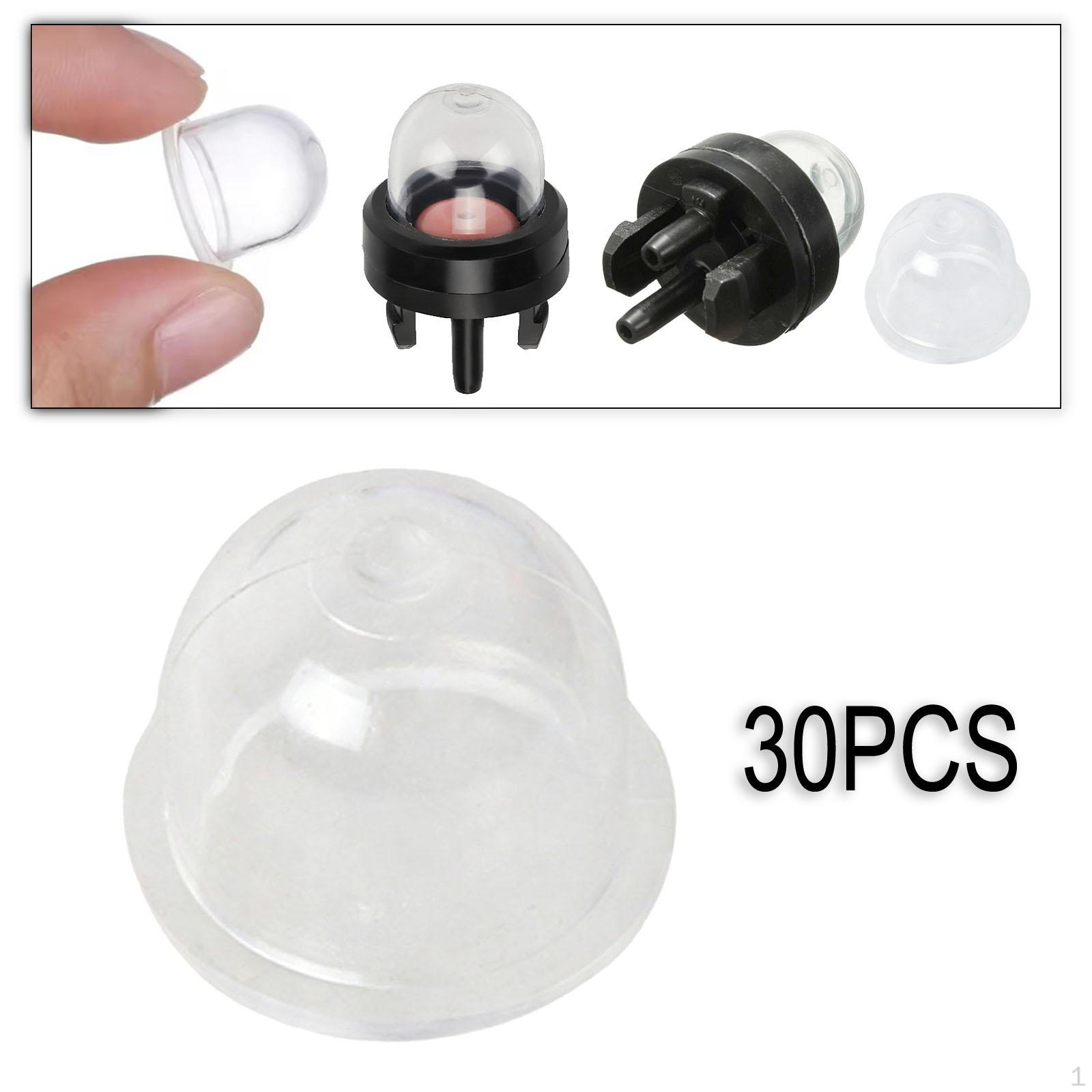 

30 Pieces Mower Carburetor Primer Bulbs Oil Cups Easy Installation Equipment Portable Parts
