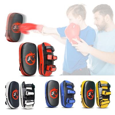 Guanto da boxe Kick Boxing Muay Thai Guanto da boxe curvo Strike Shield Boxe da allenamento Guanto da boxe