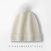 Women 100% Pure Cashmere Beanie Hat Pom Pom Detail Rib Knit Winter Warm Soft Slouchy Skullies Cap Cold Weather Accessory