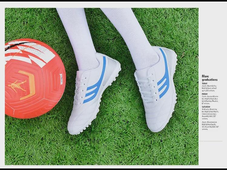Kids' Professional Soccer Shoes - Boys & Girls School Training AG Cleats