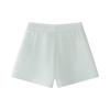 Fila Fusion Classic Minimalist Series Solid Color Lace-Up Mid-Rise Casual Shorts Women Shorts T11W625604F-LG