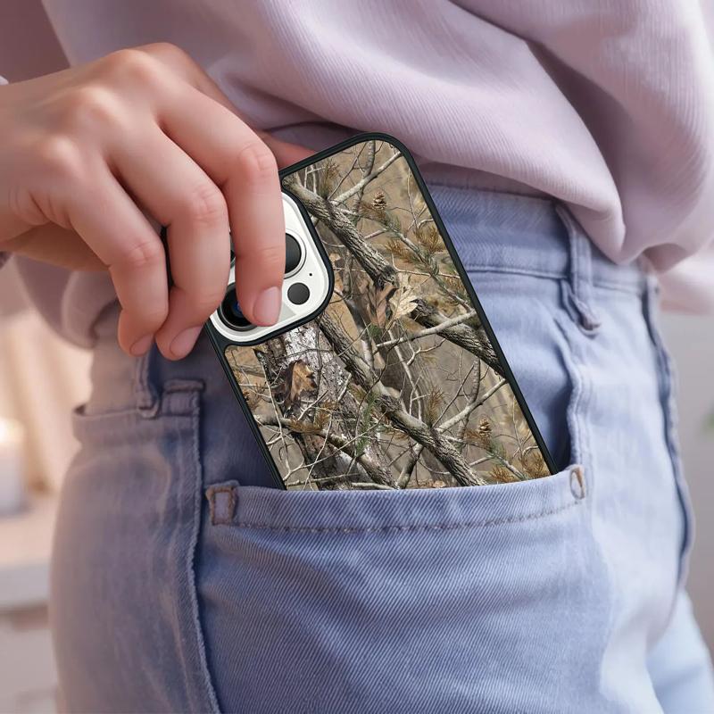 Hunting Camo Phone Case For iPhone 17 Air 15 16e 14 13 Pro Max Coque 12 11 Pro Max PLUS cover