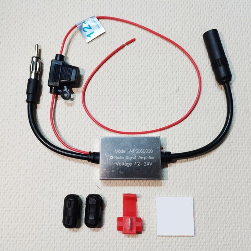 Car Stereo FM Radio Signal Antenna Aerial Signal Amp Signal Amplifier Auto Boat Vehicle Antenna Signal Booster