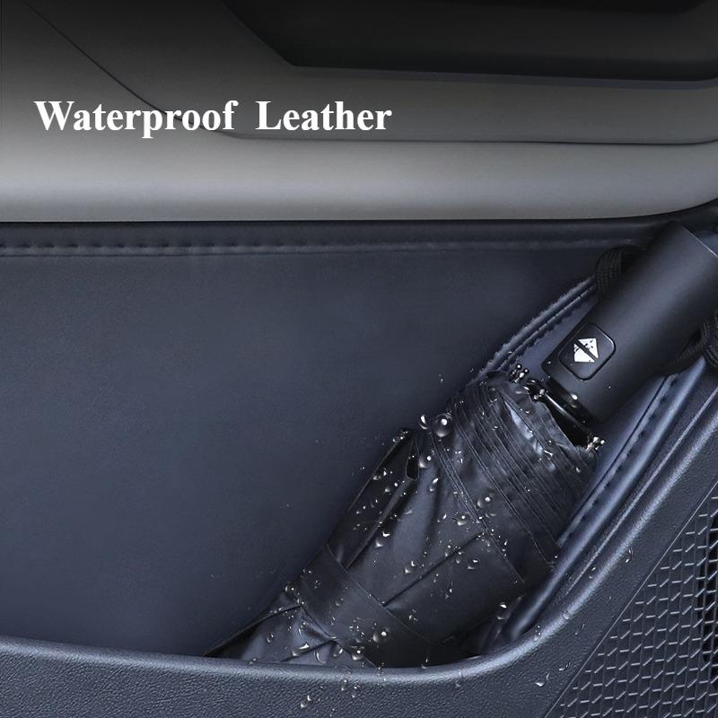 For BYD Yuan Up 2026 2026 Car Door Slot Storage Box Leather Door Groove Mat Protective Pad Storage Barrel Interior Accessories