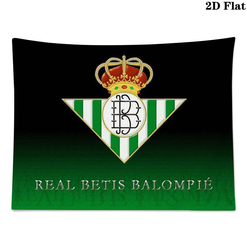 Real Betis Wall Tapestry Aesthetic Wall Hanging Printed Fabric Blanket Decorative Tapestries for Bedroom Living Room Home Decor