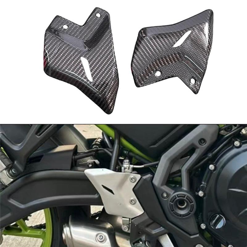 Für Kawasaki Ninja 650 2017-2025+ Z650 Kohlefaser Hinterer Schutzblech Hinterer Pedalflügel Motorradzubehör