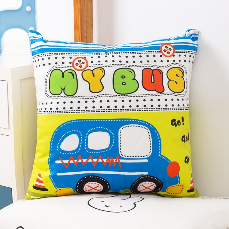 Cartoon Animation Patterns Throw Pillow Cover With Short Plush Print For Living Room Sofa Decoration Cushion Cover Pillow Covers