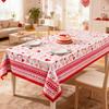 Frohen Valentinstag Tischdecken 1 Packung Herz Rot Kunststoff Partydekorationen 54 X 108 Tischdecke Jubiläum Valentinstag Hochzeit Geburtstag