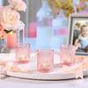 6/12Pcs Votive Glass Candle Holders Wedding Centerpieces Table Decoration LED Candle Tea Light Candlestick for Party Decorations